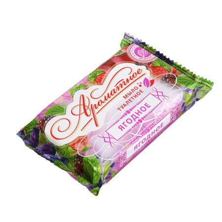 Toilet soap "aromatic", berry, 100 g