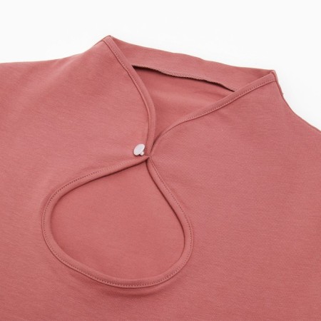 Women's T-shirt Minaku Slim Fit: dusty rose color, pr 42-6