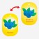 Cards on the ring for learning English "Fruits and berries", 20 cards, ring, 3+
