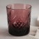 Low glass glass "Salzburg", 300 ml, lilac color
