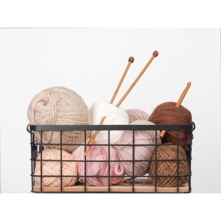 Knitting needles, straight lines, d = 5 mm, 25 cm, 2 pcs-3