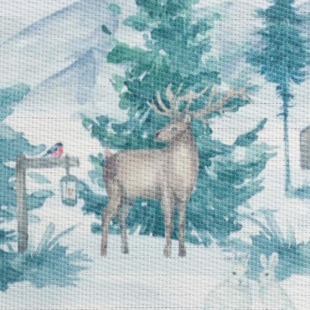 New Year's napkin on the table "Warm Winter" PVC, 40x29 cm-2