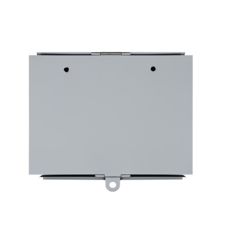 Mail box without a lock (with a loop), a horizontal “letter”, gray-12