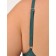 Female top on adjustable straps with mirey top with cup cups, size 52-54, emerald color