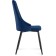 SHEET on the metal frame Narayan Velutto 26 metal/velor, black/blue 47x54x98 cm