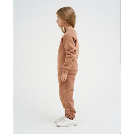 Children's costume with the basis (jumper, trousers) KAFTAN "BASIC Line" R.28 (86-92), coffee-8
