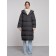 Coat insulated winter female, size 46, black color