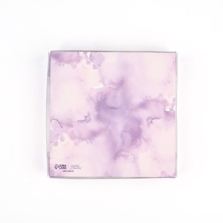 Box for confectionery CPVC cap “only for you”, 15 × 15 × 3 cm-3