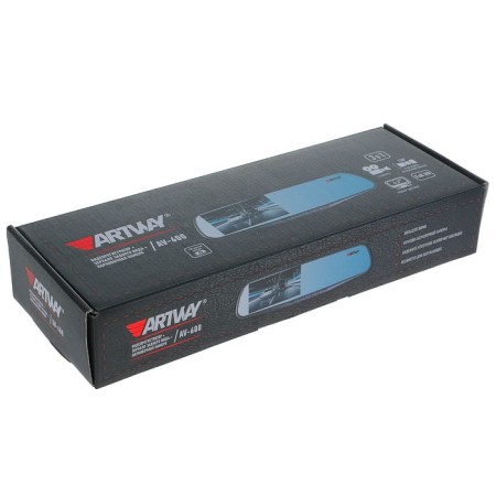 DVR ARTWAY AV-600, two cameras, 4.3 "TFT, review 120 °/90 °, 1920x10800 HD-10