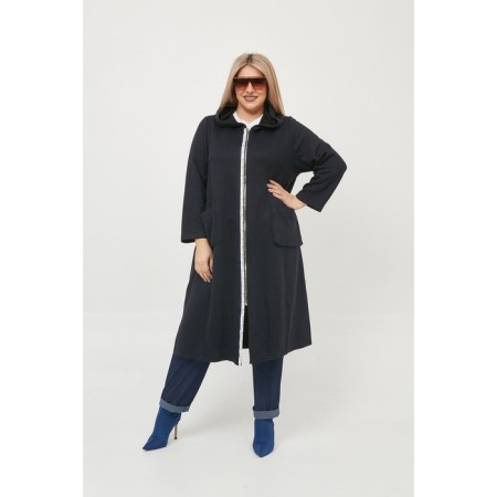 Cardigan female, size 58, blue color-2