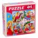 Set of puzzles 4 in 1 "Cute Princesses", 9,16, 25, 36 elements