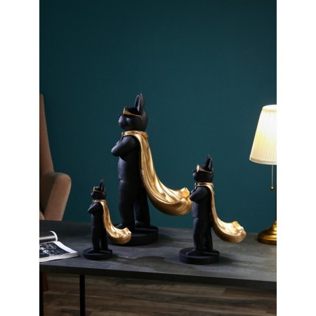 A set of stands for the little things “Boldog standing”, polystone, 58 cm, black and golden color-3