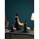 A set of stands for the little things “Boldog standing”, polystone, 58 cm, black and golden color
