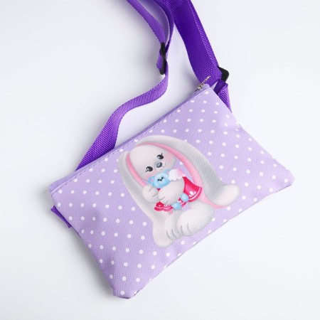 Gift set for the girl "Magic Rabbit", bag, sticker, questionnaire, bracelet-1