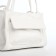 Bag Female Tout with zipper, white color