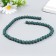 Beads for aromatherapy with the hole "Round. Blue-green" d = 0.8 cm set 50 pcs +-5