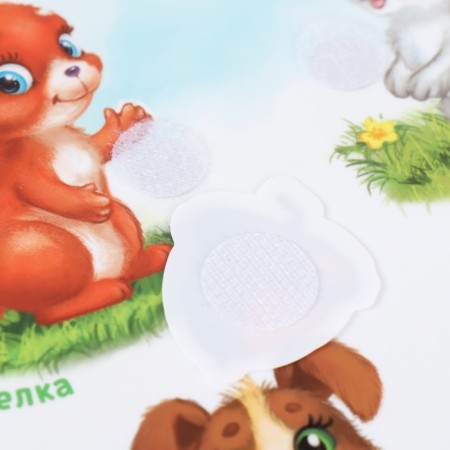 Velcro game, designer "Animals and Food", Fun Velcro Mini, 8 details-4