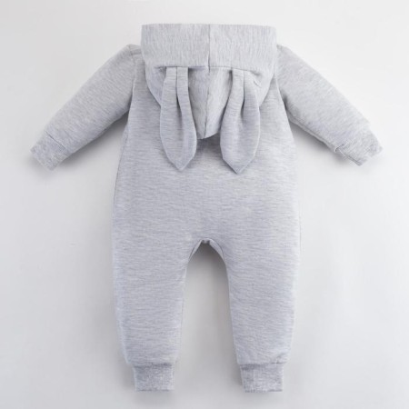 Combineson crumb I am a "bunny", gray, height 62-68 cm-6