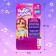Musical microphone "sweet voice", light and sound effects, works from batteries