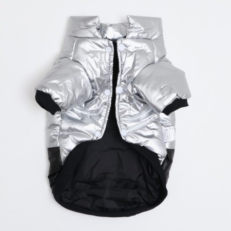 Cosmonaut dog jacket, size 10, black-gold (DS 25, Osh 30, OG 38 cm) 9078285-5