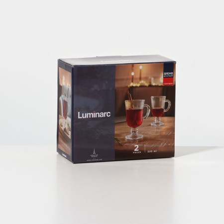 A set of glass mugs “TIME TIME. Mulled wine ", 210 ml, 2 pcs-5