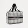 Lightning cosmetic bag, gray color