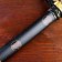 Souvenir weapon "Katana Hikera" 78 cm, black with gold, on a stand