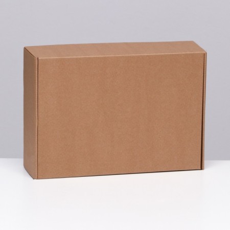 Boxing box, brown, 31 x 22 x 9.5 cm-1