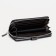 Male purse on lightning for Textura bills, for cards, for coins, black color
