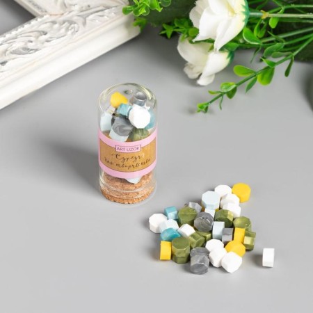 Surgut in granules in the jar of "octagonal" summer colors 15 g 6x3x3 cm