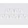 Corner L for LED tape 5050 12/24V (5 contact) GS6751, 10 pcs