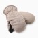 Winter children's mittens minku, beige color, 18cm