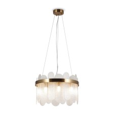 Suspension lamp Freya Fr5141PL-08BS1 Deserto, 400x400x1000 mm, G9, 8x60W, brass color