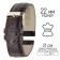 Watch strap, male, 22 mm, harness 85 mm, larynx 125 mm, genuine leather