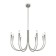 Suspended lamp Freya Fr5253PL-08N Branches, 560x1100 mm, E14, 8x40W, Nickel color