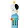 Automatic ballpoint handle 10 color, rod 0.7 mm, "astronaut", mix