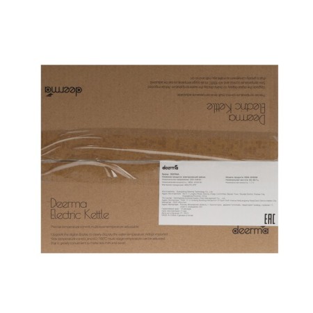 Electric Deerama DEM-SH50W, glass, 1.7 l, 2200 watts, adjustment t °, silver-9