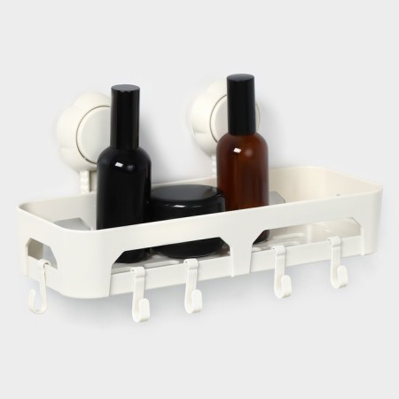 Regiment on vacuum suction cups, 30 × 13 × 16 cm, white color-3