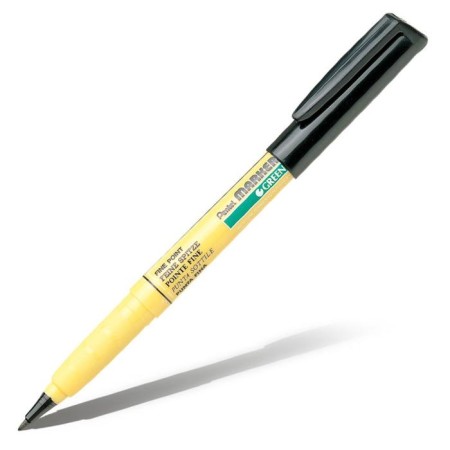 Pentel Green Label 2.0 fabric, permanent, black