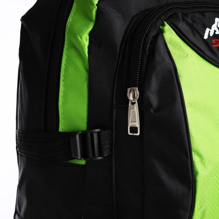 A thyroid backpack with an increase in 55l, 5 external pockets, green color-6
