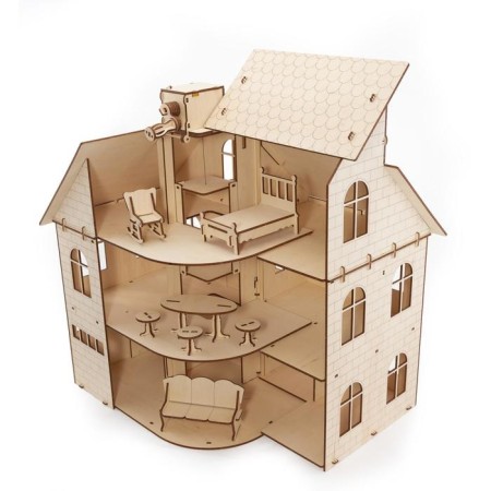Pollutant Model 3D "Puppet House with an elevator"-9