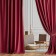Set of curtains with Laura catching, size 200x270 cm, burgundy color