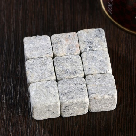 A set of stones for whiskey "Whiskey Stones", in a tin can, 9 pcs.-2