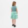 Dress for girls with wings Kaftan, size 32 (110-116), mint color