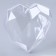 The basis for creativity and decoration "Heart", set of 2 pcs., Size 1 pc. - 10 × 10 × 6 cm