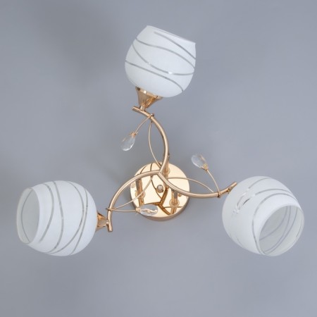 Rafael chandelier 3x60W E27 gold 56x56x22.5cm-3