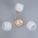 Rafael chandelier 3x60W E27 gold 56x56x22.5cm