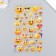 Sticker plastic volumetric "smiles" 14.5x22 cm