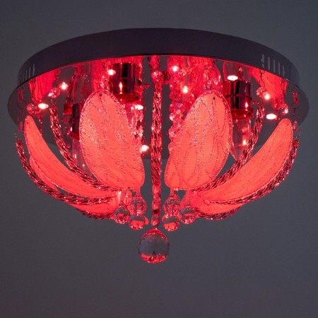 Svetogor chandelier "Melbourne" 4x60W E27 LED lighting chrome 40x40cm-8