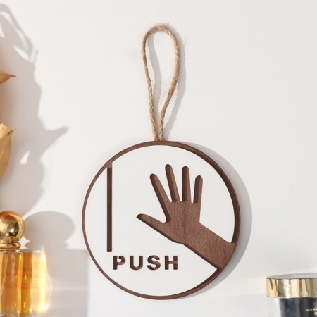 Panel Decorative Index of MDF "Push" 1x14x18 cm